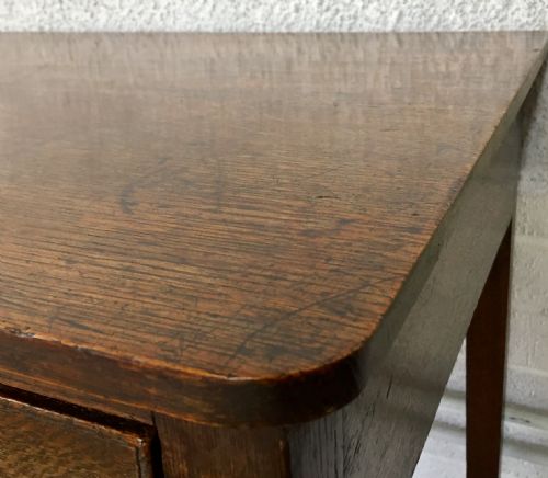 18TH CENTURY OAK SINGLE DRAWER SIDE TABLE - ADDITIONAL PHOTO 4