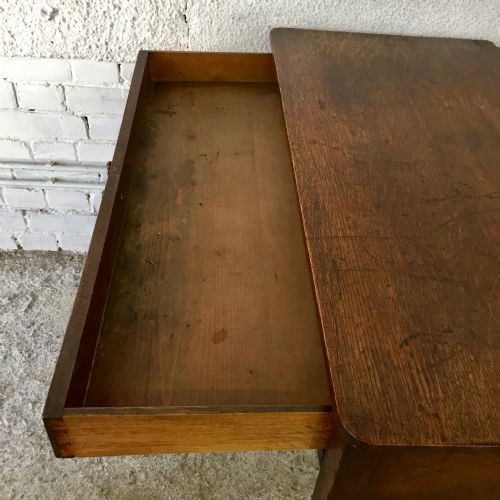 18TH CENTURY OAK SINGLE DRAWER SIDE TABLE - ADDITIONAL PHOTO 5