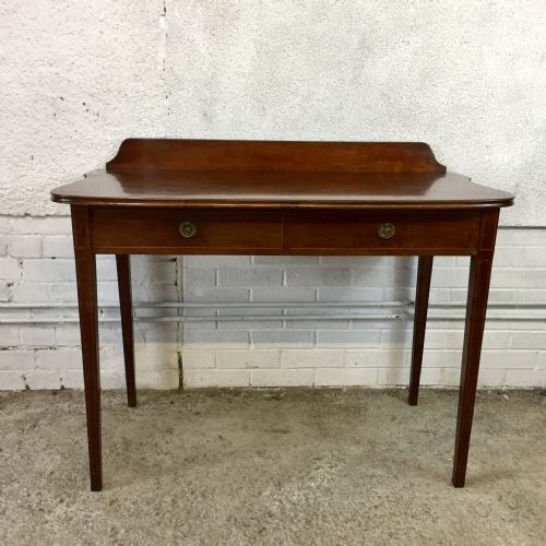 victorian mahogany side writing table - CATEGORY: ANTIQUE TABLES - DATED VICTORIAN