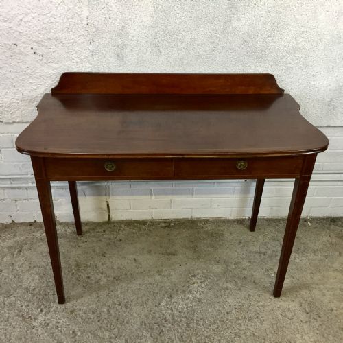 VICTORIAN MAHOGANY SIDE WRITING TABLE - ADDITIONAL PHOTO 1