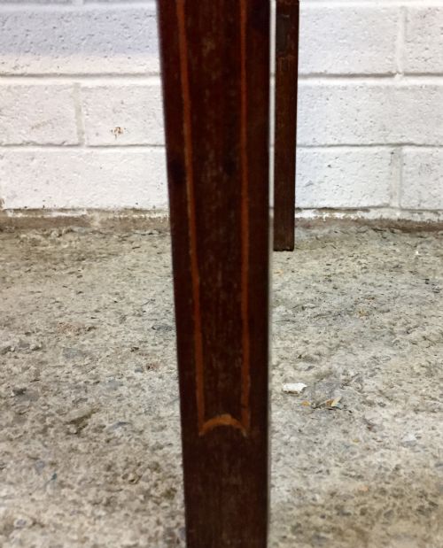 VICTORIAN MAHOGANY SIDE WRITING TABLE - ADDITIONAL PHOTO 9