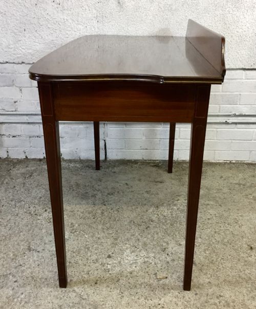 VICTORIAN MAHOGANY SIDE WRITING TABLE - ADDITIONAL PHOTO 10