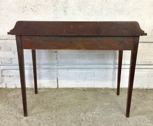 VICTORIAN MAHOGANY SIDE WRITING TABLE - ADDITIONAL PHOTO 12