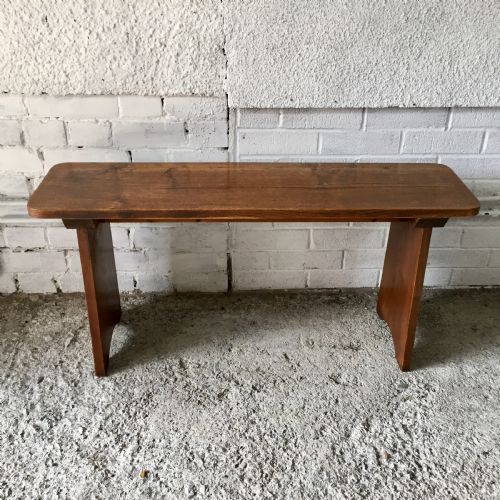 late 19th early 20th century elm bench - CATEGORY: ANTIQUE TABLES - DATED 1900