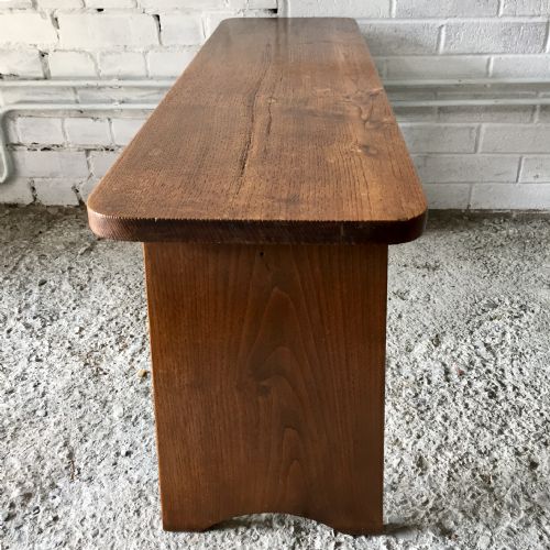 LATE 19TH EARLY 20TH CENTURY ELM BENCH - ADDITIONAL PHOTO 7