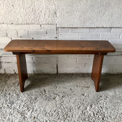 LATE 19TH EARLY 20TH CENTURY ELM BENCH - ADDITIONAL PHOTO 9