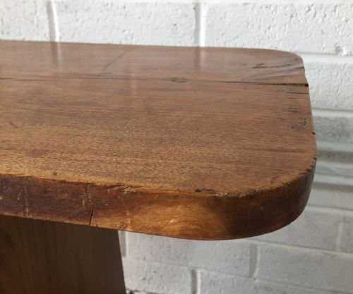 LATE 19TH EARLY 20TH CENTURY ELM BENCH - ADDITIONAL PHOTO 1