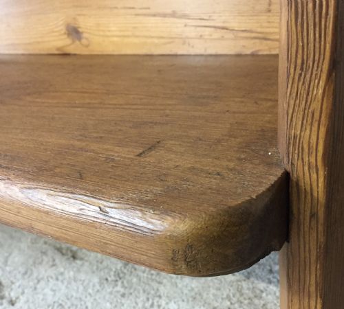 VICTORIAN PITCH PINE PEW - ADDITIONAL PHOTO 7