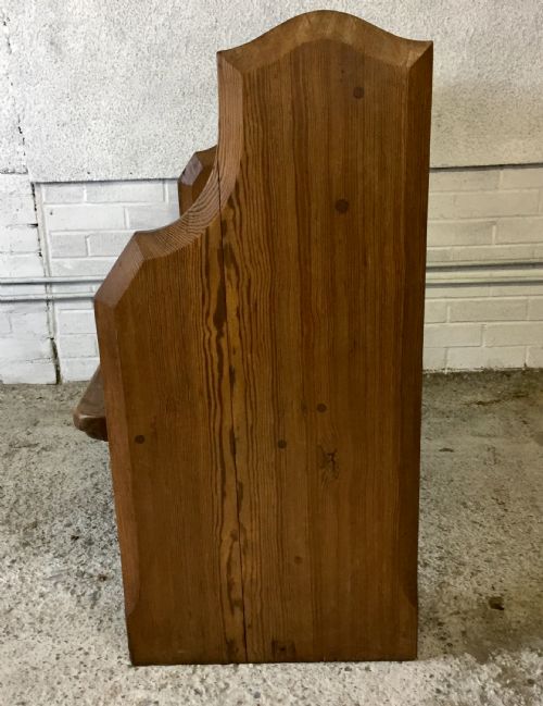 VICTORIAN PITCH PINE PEW - ADDITIONAL PHOTO 9
