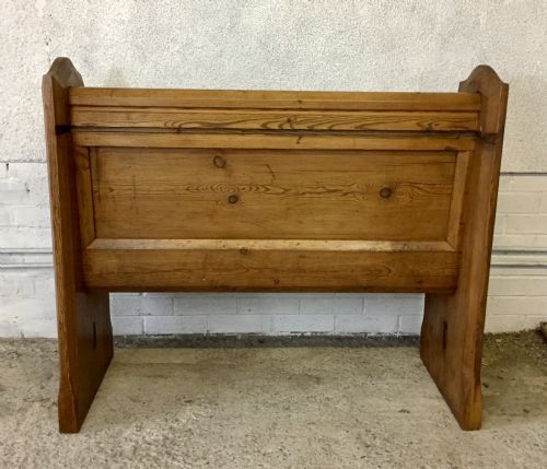 VICTORIAN PITCH PINE PEW - ADDITIONAL PHOTO 12
