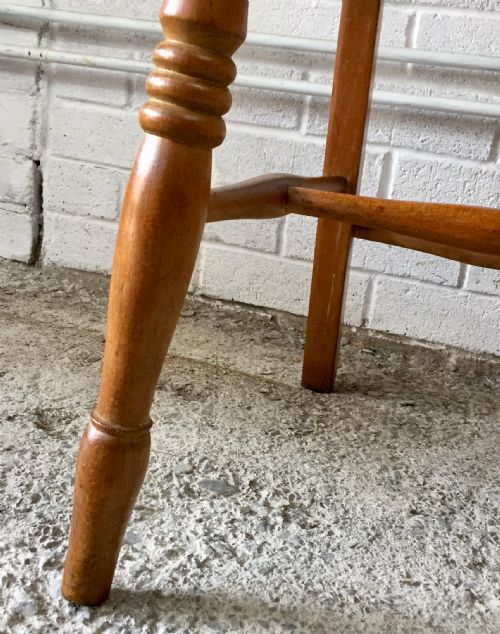 SET OF 4 ELM AND BEECH KITCHEN CHAIRS - ADDITIONAL PHOTO 6