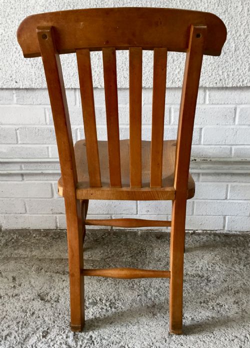SET OF 4 ELM AND BEECH KITCHEN CHAIRS - ADDITIONAL PHOTO 10