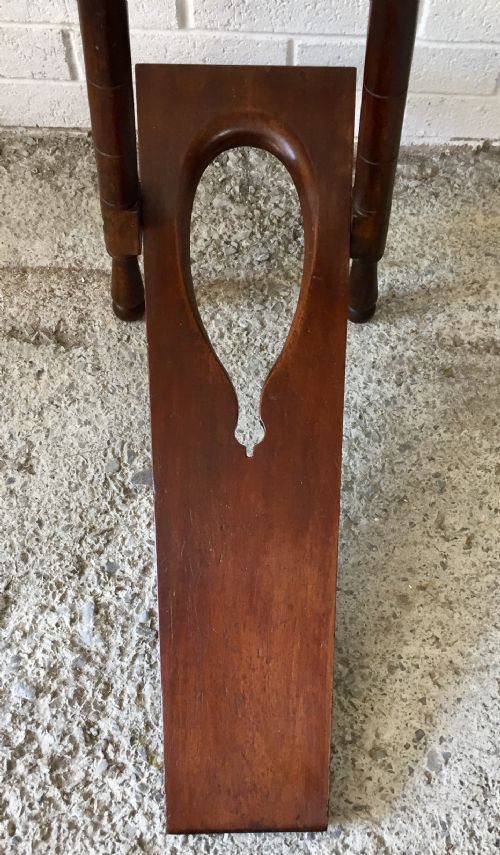 VICTORIAN MAHOGANY FOLDING BOOT JACK - ADDITIONAL PHOTO 4