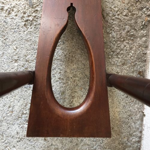VICTORIAN MAHOGANY FOLDING BOOT JACK - ADDITIONAL PHOTO 6