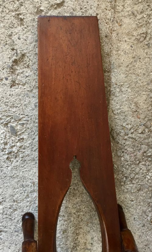 VICTORIAN MAHOGANY FOLDING BOOT JACK - ADDITIONAL PHOTO 7