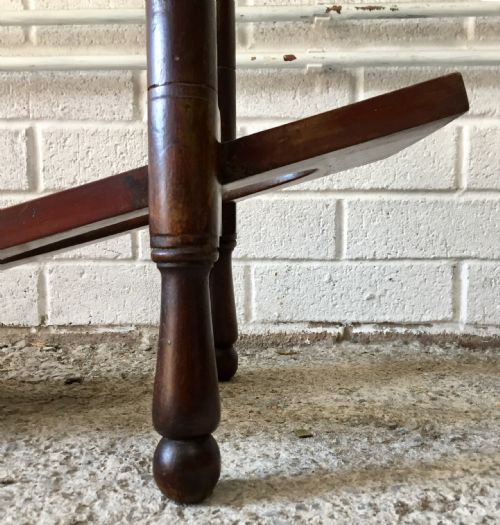 VICTORIAN MAHOGANY FOLDING BOOT JACK - ADDITIONAL PHOTO 8