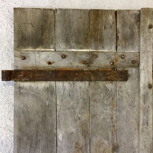PAIR OF 19TH CENTURY FRENCH OAK DOORS - ADDITIONAL PHOTO 1