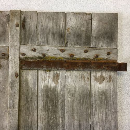 PAIR OF 19TH CENTURY FRENCH OAK DOORS - ADDITIONAL PHOTO 4