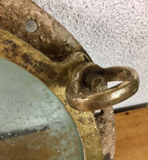 EARLY 20TH CENTURY BRASS PORTHOLE - ADDITIONAL PHOTO 3