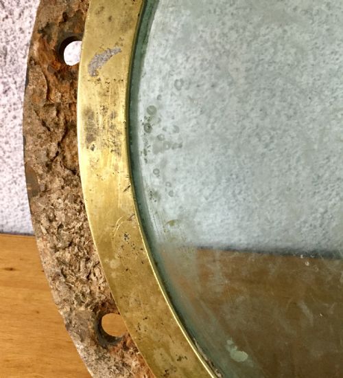 EARLY 20TH CENTURY BRASS PORTHOLE - ADDITIONAL PHOTO 5