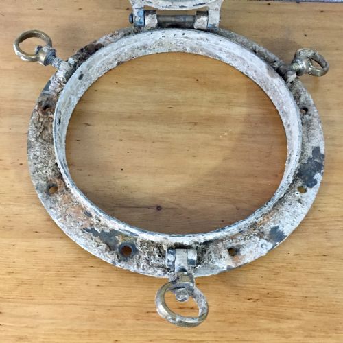 EARLY 20TH CENTURY BRASS PORTHOLE - ADDITIONAL PHOTO 11