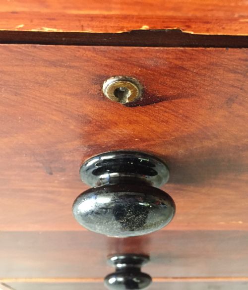 VICTORIAN PINE CHEST OF DRAWERS - ADDITIONAL PHOTO 6