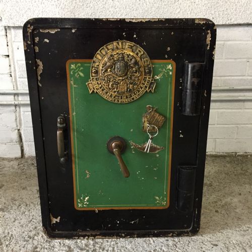 circa 1900 milners safe with keys - CATEGORY: ANTIQUE MISCELLANEOUS - DATED 1900