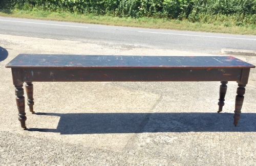 CIRCA 1900 PINE TABLE WITH LATER PAINT - ADDITIONAL PHOTO 15