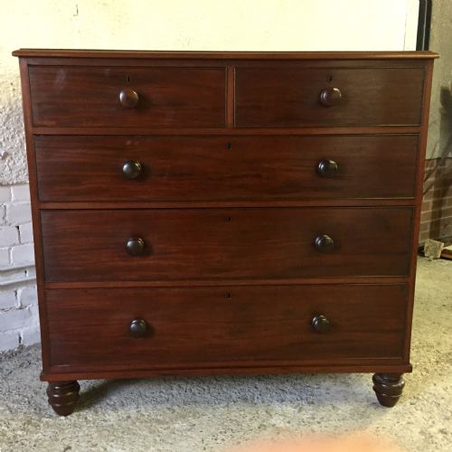 victorian mahogany chest of drawers - CATEGORY: ANTIQUE CHEST OF DRAWERS - DATED VICTORIAN
