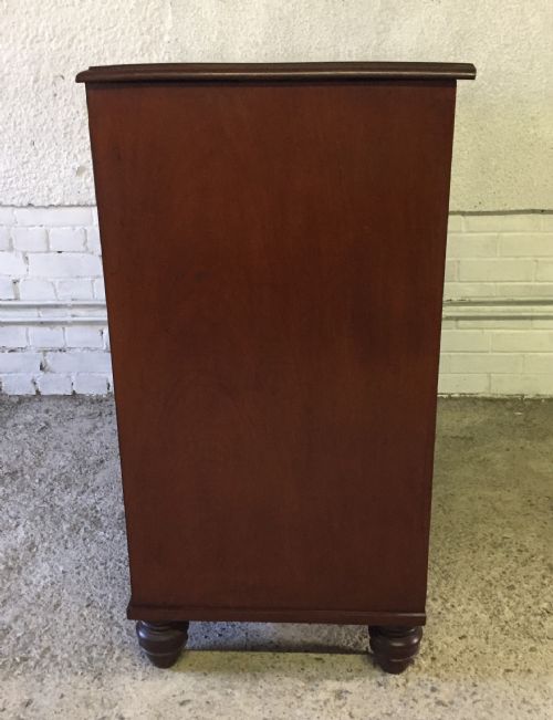 VICTORIAN MAHOGANY CHEST OF DRAWERS - ADDITIONAL PHOTO 7