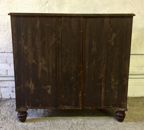 VICTORIAN MAHOGANY CHEST OF DRAWERS - ADDITIONAL PHOTO 8