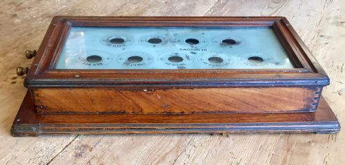 SERVANTS BELL BOX IN MAHOGANY CASE - ADDITIONAL PHOTO 2