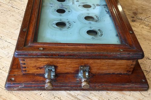 SERVANTS BELL BOX IN MAHOGANY CASE - ADDITIONAL PHOTO 4
