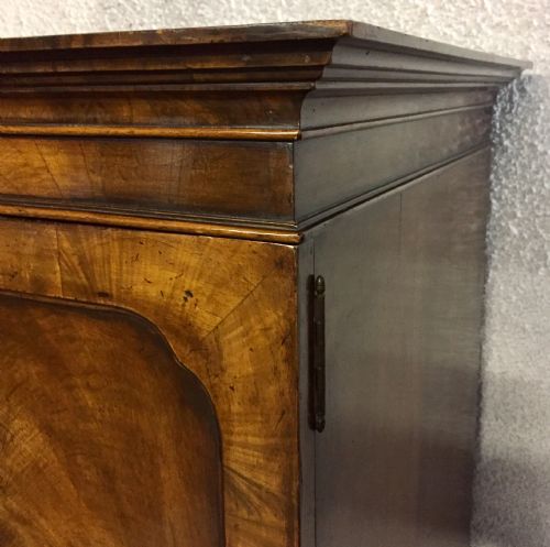 CIRCA 1900 WALNUT DWARF WARDROBE - ADDITIONAL PHOTO 1