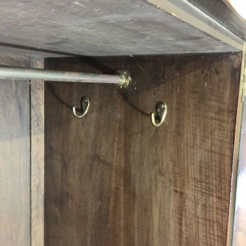CIRCA 1900 WALNUT DWARF WARDROBE - ADDITIONAL PHOTO 4
