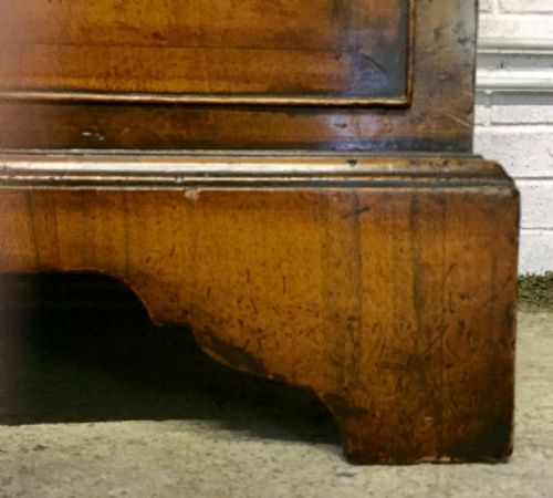 CIRCA 1900 WALNUT DWARF WARDROBE - ADDITIONAL PHOTO 8