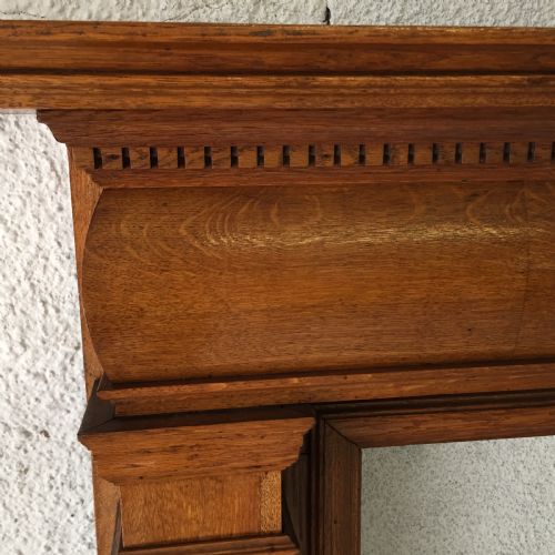 CIRCA 1900 OAK FIRE SURROUND - ADDITIONAL PHOTO 3