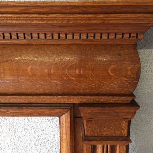 CIRCA 1900 OAK FIRE SURROUND - ADDITIONAL PHOTO 5