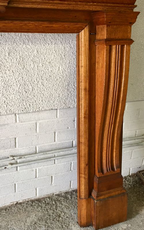 CIRCA 1900 OAK FIRE SURROUND - ADDITIONAL PHOTO 7
