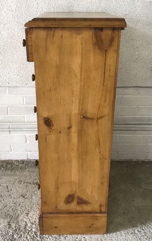 VICTORIAN PINE 6 DRAWER WELLINGTON CHEST - ADDITIONAL PHOTO 6
