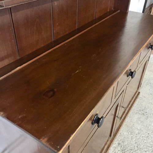 VICTORIAN PINE DRESSER IN ORIGINAL FINISH - ADDITIONAL PHOTO 6