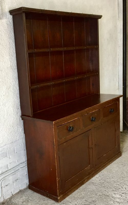 VICTORIAN PINE DRESSER IN ORIGINAL FINISH - ADDITIONAL PHOTO 15