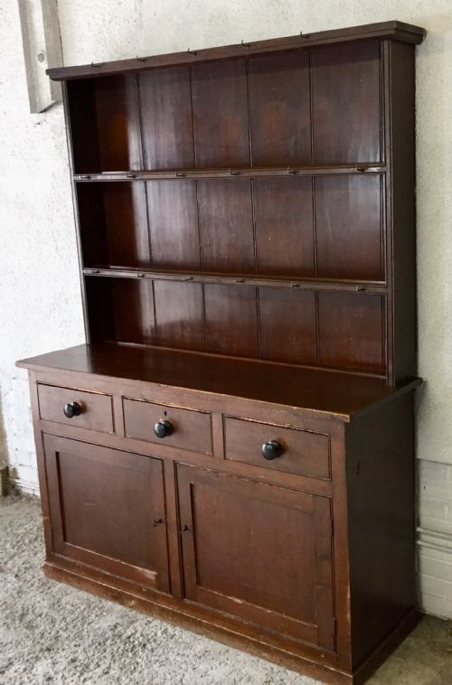 VICTORIAN PINE DRESSER IN ORIGINAL FINISH - ADDITIONAL PHOTO 16