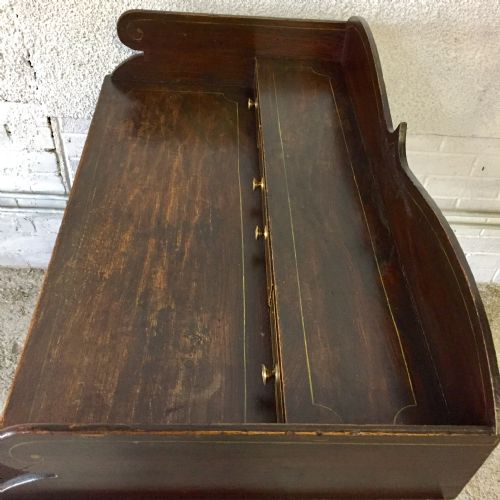 REGENCY PINE DESK WITH ORIGINAL ROSEWOOD EFFECT GRAINING - ADDITIONAL PHOTO 2