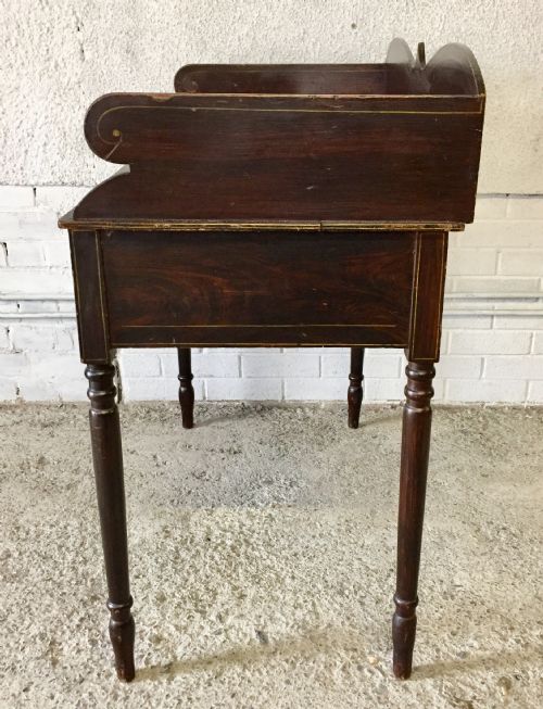 REGENCY PINE DESK WITH ORIGINAL ROSEWOOD EFFECT GRAINING - ADDITIONAL PHOTO 12