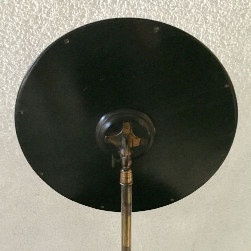 CIRCA 1900 EBONISED SHAVING MIRROR ON STAND - ADDITIONAL PHOTO 4