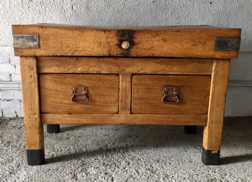 BUTCHERS BLOCK WITH DOUBLE SIDED DRAWERS - ADDITIONAL PHOTO 13