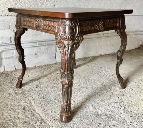 VICTORIAN CAST IRON PUB TABLE - ADDITIONAL PHOTO 1