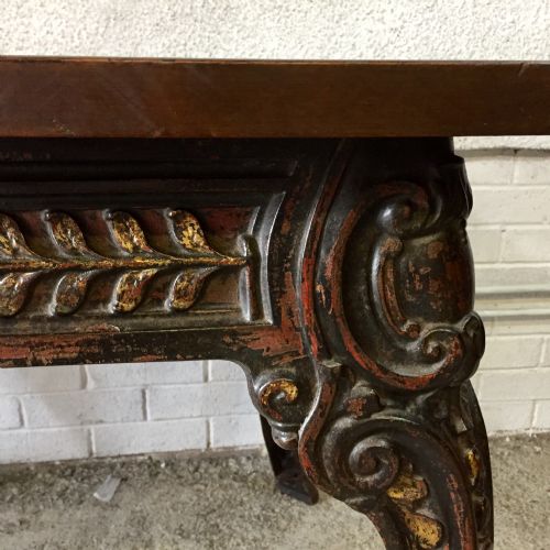 VICTORIAN CAST IRON PUB TABLE - ADDITIONAL PHOTO 7