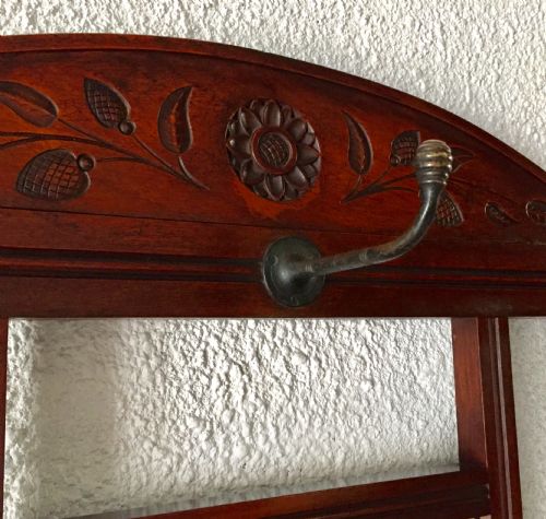 VICTORIAN MAHOGANY HALL STAND - ADDITIONAL PHOTO 2